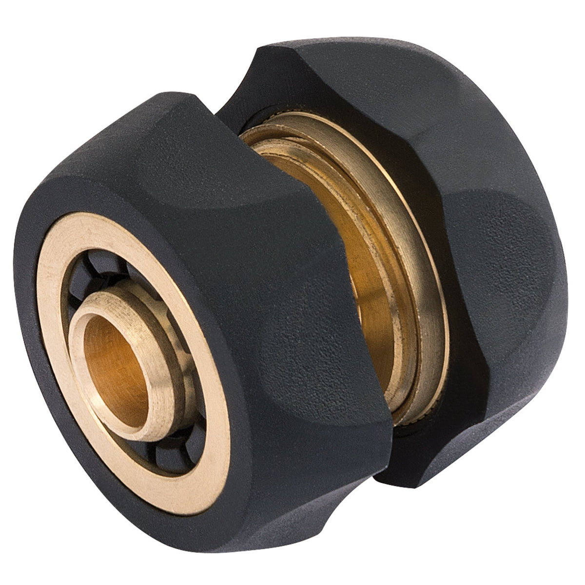 Brass-and-Rubber-Hose-Joiner/Mender,-1/2"