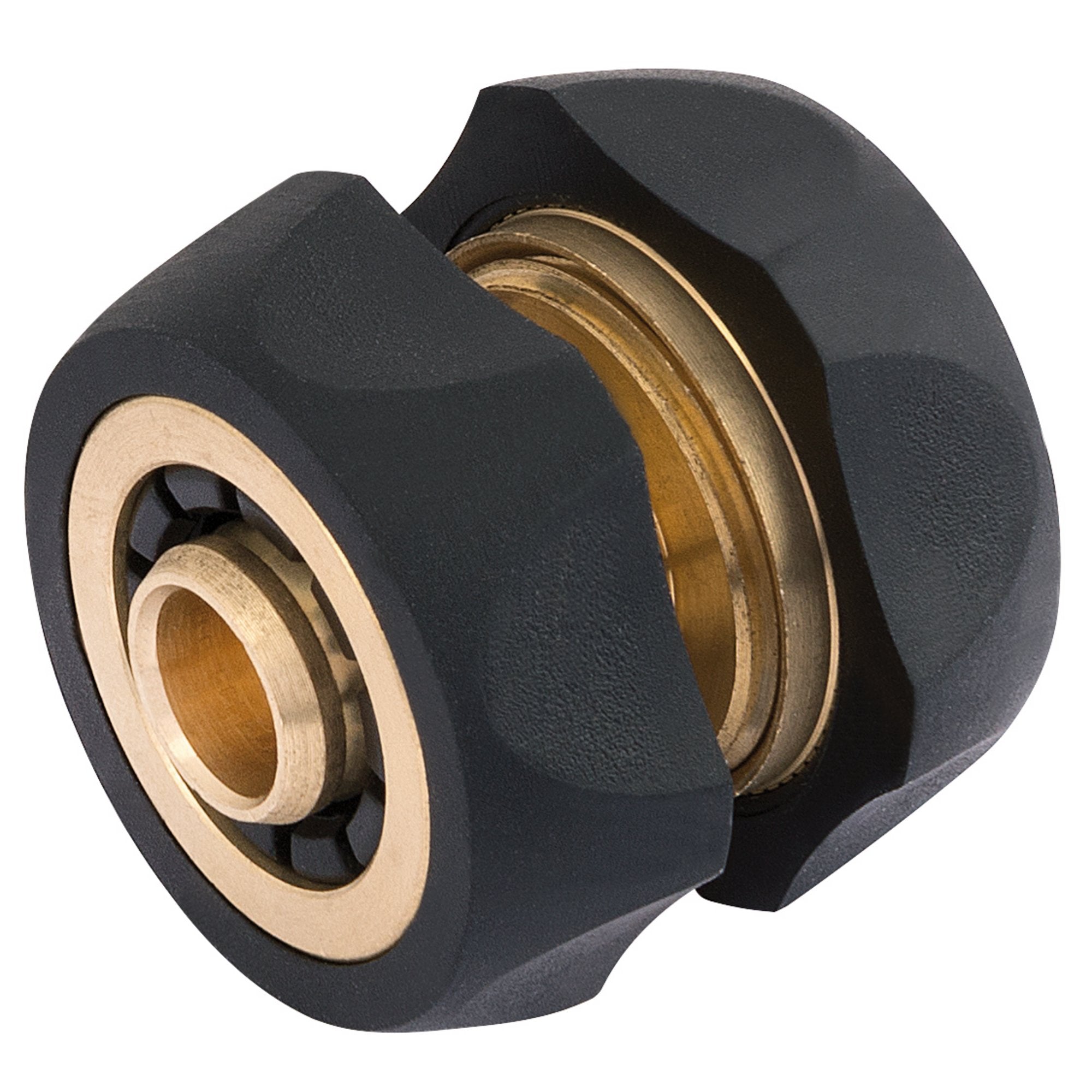 Brass-and-Rubber-Hose-Joiner/Mender,-1/2"