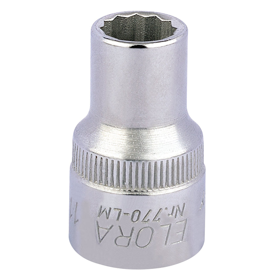 Elora-Bi-Hexagon-Socket,-1/2"-Sq.-Dr.,-11mm
