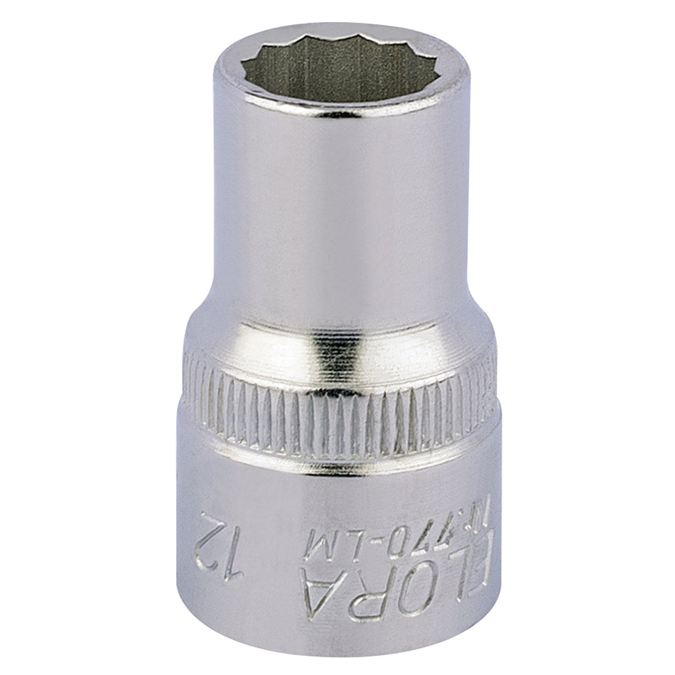 Elora-Bi-Hexagon-Socket,-1/2"-Sq.-Dr.,-12mm