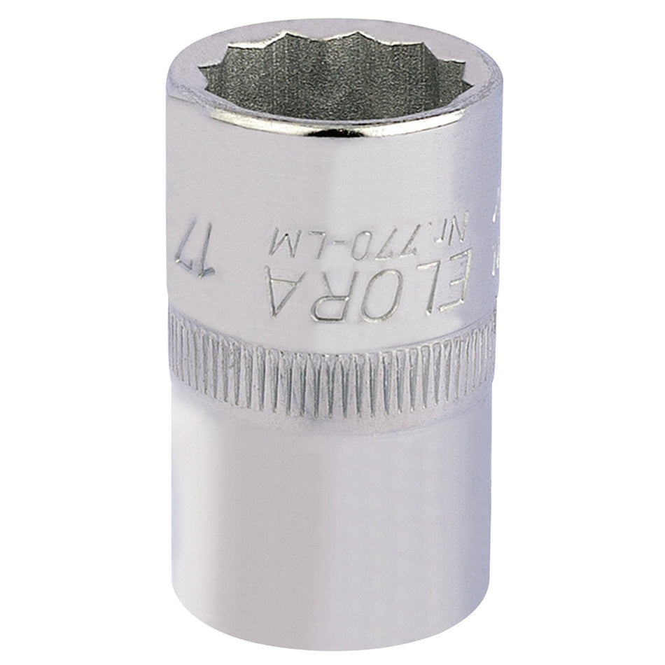 Elora-Bi-Hexagon-Socket,-1/2"-Sq.-Dr.,-17mm
