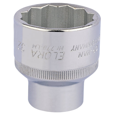 Elora-Bi-Hexagon-Socket,-1/2"-Sq.-Dr.,-32mm