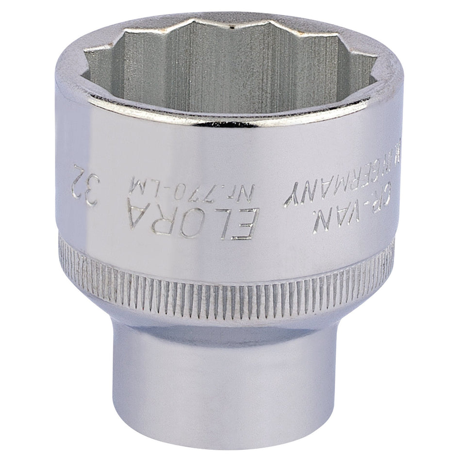 Elora-Bi-Hexagon-Socket,-1/2"-Sq.-Dr.,-32mm