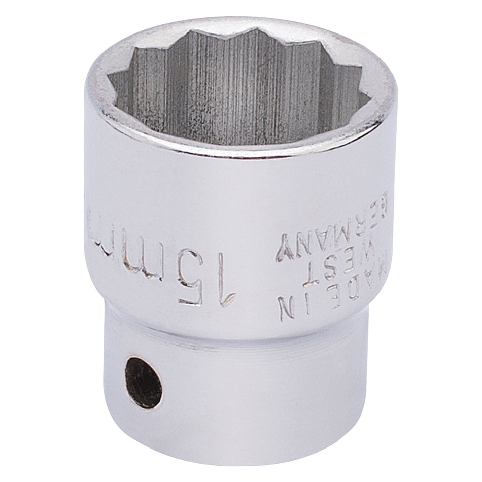 Elora-Bi-Hexagon-Socket,-3/8"-Sq.-Dr.,-15mm
