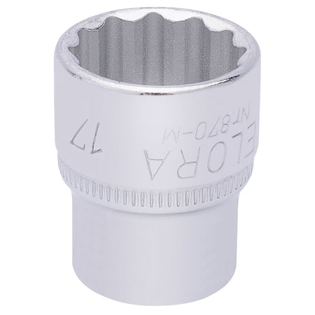 Elora-Bi-Hexagon-Socket,-3/8"-Sq.-Dr.,-17mm