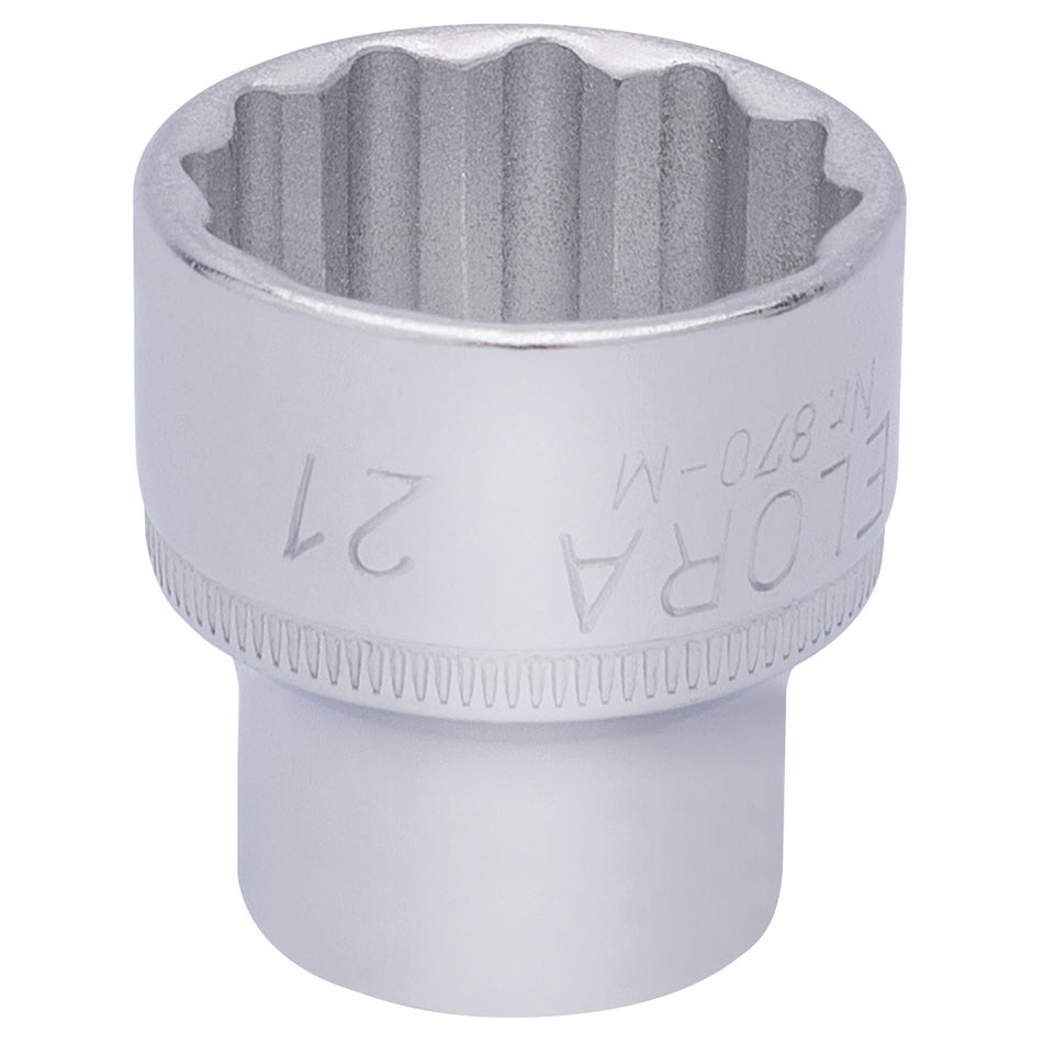 Elora-Bi-Hexagon-Socket,-3/8"-Sq.-Dr.,-21mm