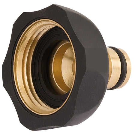 Brass-and-Rubber-Tap-Connector,-1"