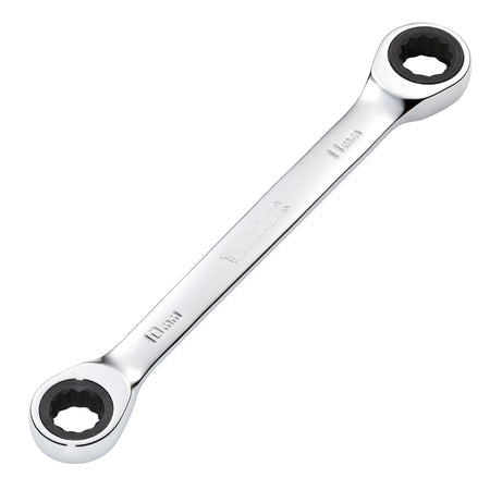 Draper-HI-TORQ®-Metric-Double-Ratchet-Ring-Spanner,-10-x-11mm