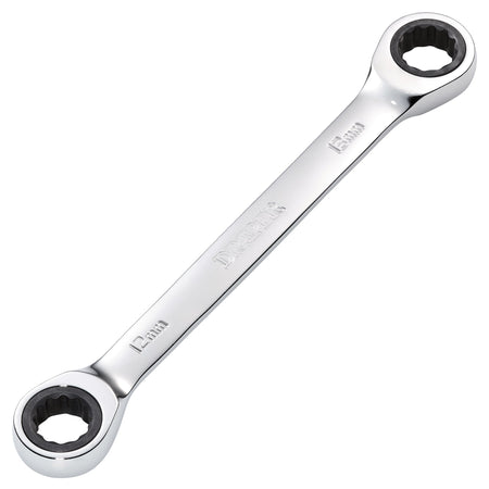 Draper-HI-TORQ®-Metric-Double-Ratchet-Ring-Spanner,-12-x-13mm