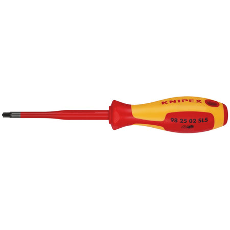 KNIPEX-98-25-02-SLS-VDE-Insulated-Plus/Minus-Pozidriv®-Screwdriver,-PZ/S2-x-100mm