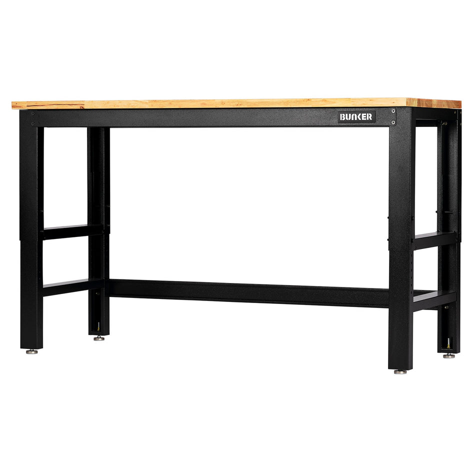 BUNKER®-Workbench-with-Hardwood-Worktop,-1550mm