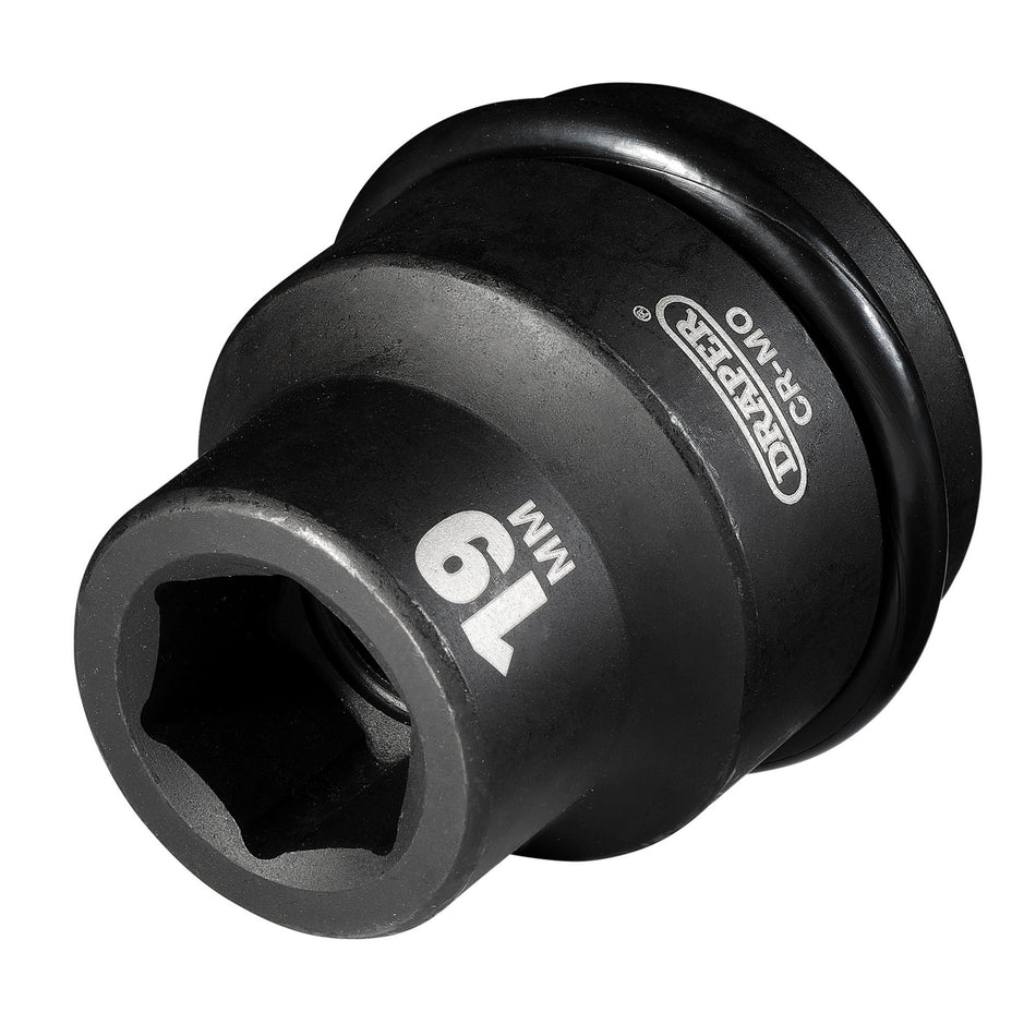 Draper-Hi-TORQ®-Impact-Socket,-3/4"-Sq.-Dr.,-19mm