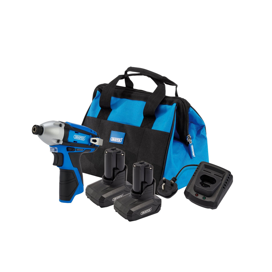 12V-Impact-Driver-Kit,-2-x-4.0Ah,-1-x-Fast-Charger,-1-x-Tool-Bag