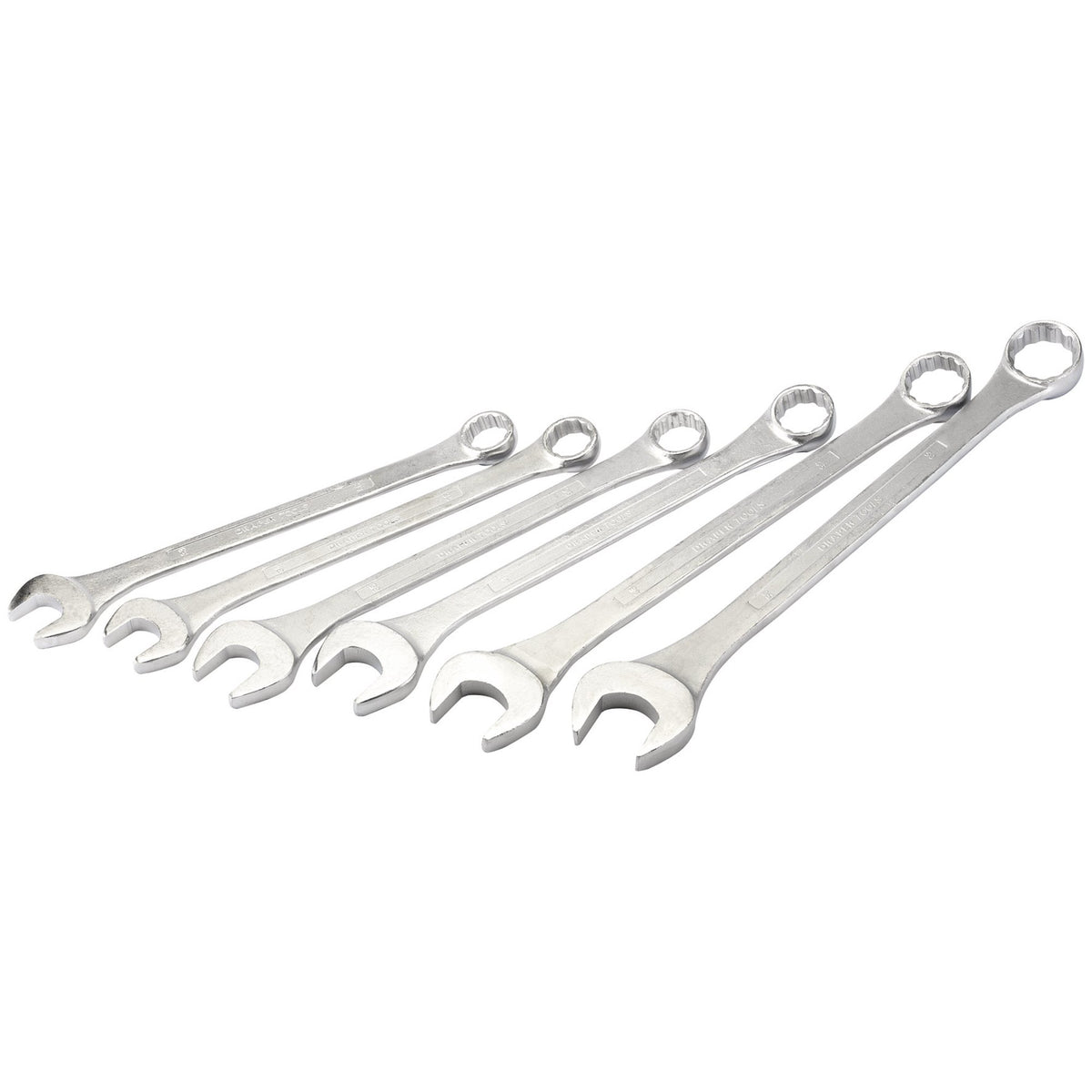 Heavy Duty Long Pattern Metric Combination Spanner Set (6 Piece ...