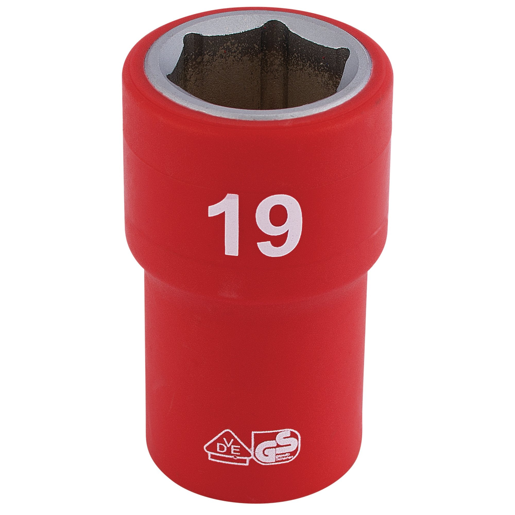 Fully-Insulated-VDE-Socket,-1/2"-Sq.-Dr.,-19mm