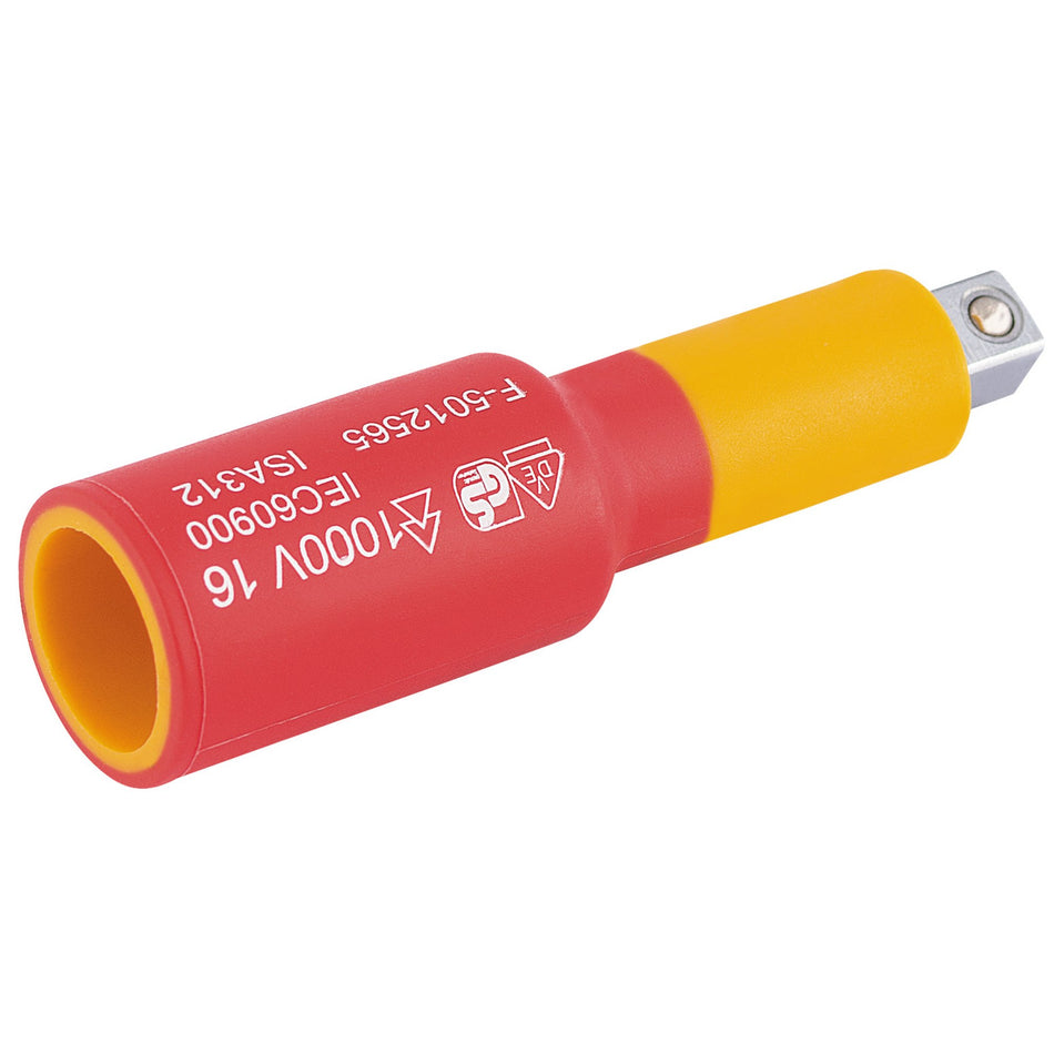 VDE-Approved-Fully-Insulated-Extension-Bar,-1/4"-Sq.-Dr.,-50mm