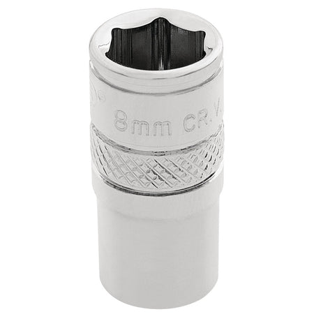Draper-HI-TORQ®-6-Point-Socket,-1/4"-Sq.-Dr.,-8mm