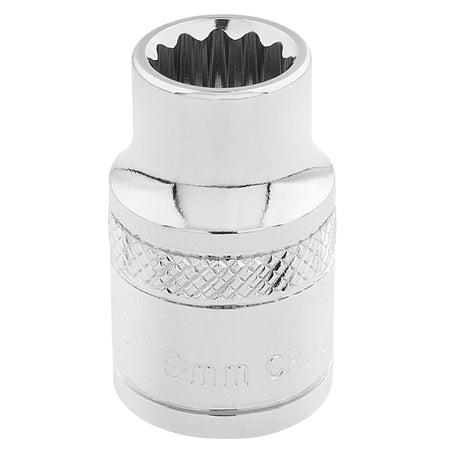 Draper-HI-TORQ®-12-Point-Socket,-3/8"-Sq.-Dr.,-9mm