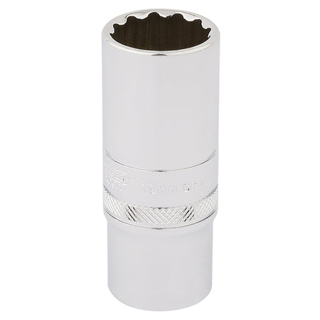 Draper-HI-TORQ®-12-Point-Deep-Socket,-3/8"-Sq.-Dr.,-19mm