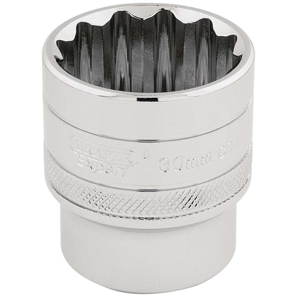 Draper-HI-TORQ®-12-Point-Socket,-1/2"-Sq.-Dr.,-30mm