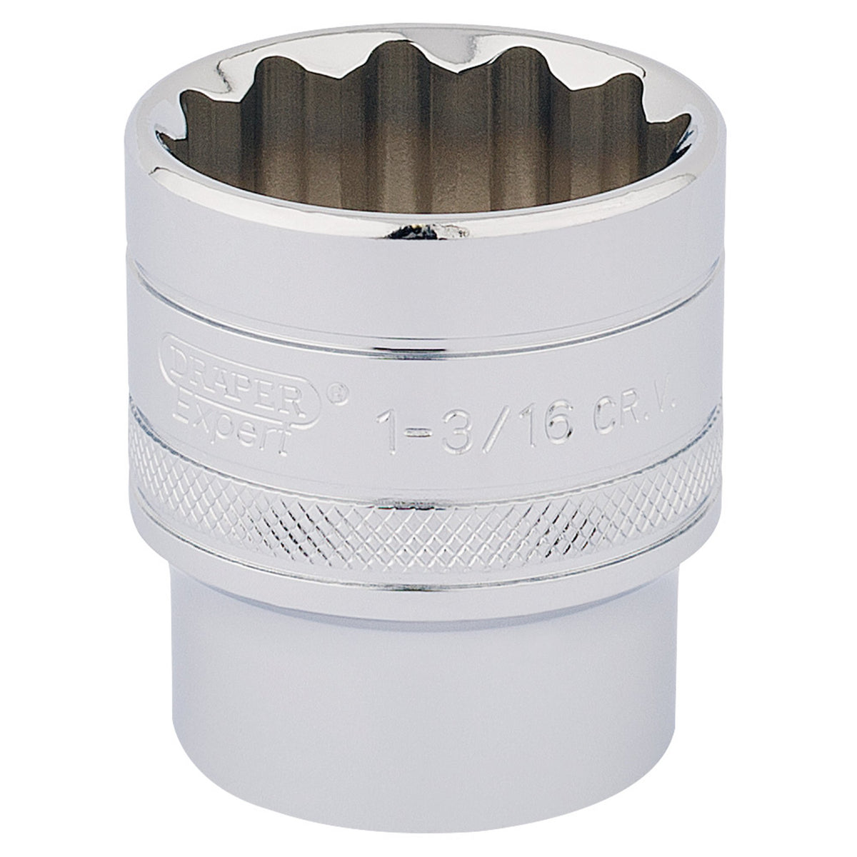 Draper-HI-TORQ®-12-Point-Socket,-1/2"-Sq.-Dr.,-1.3/16"