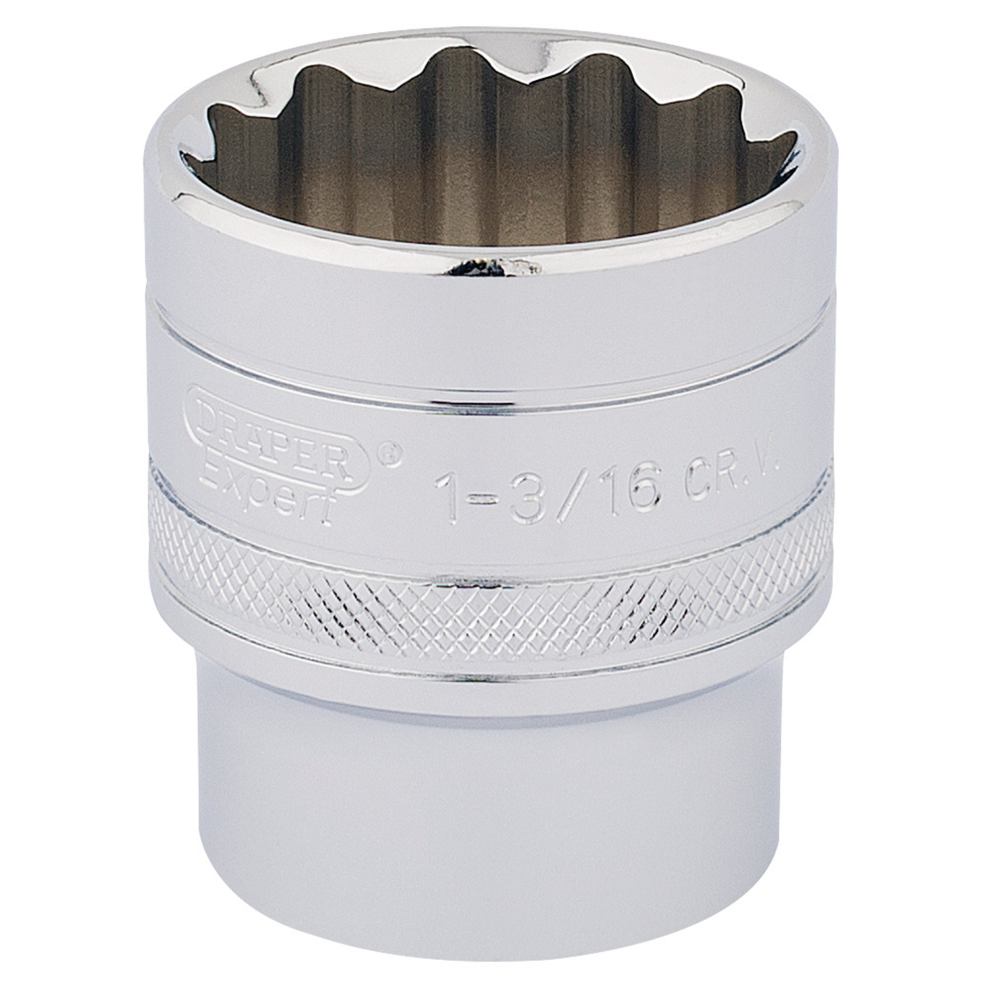 Draper-HI-TORQ®-12-Point-Socket,-1/2"-Sq.-Dr.,-1.3/16"
