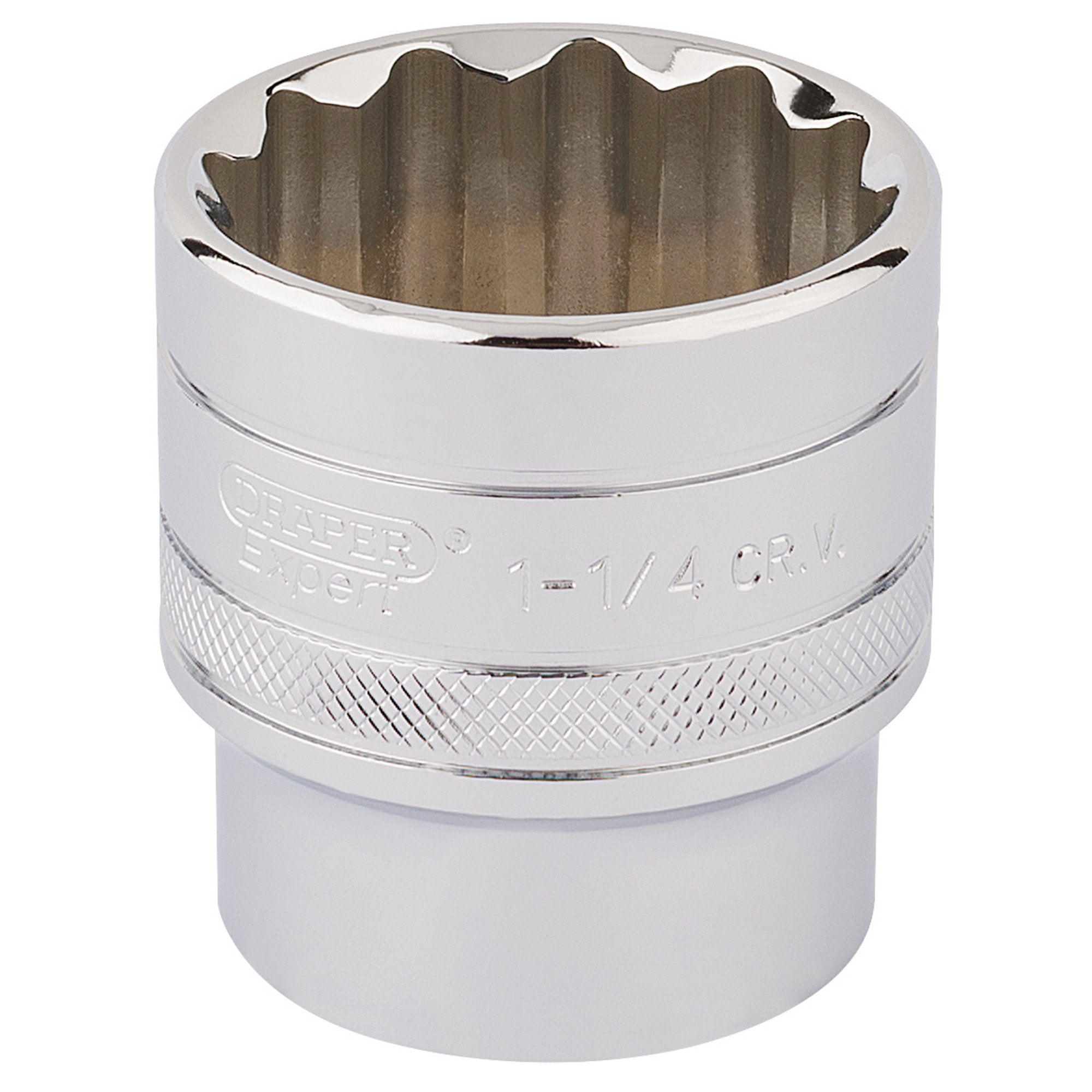Draper-HI-TORQ®-12-Point-Socket,-1/2"-Sq.-Dr.,-1.1/4"