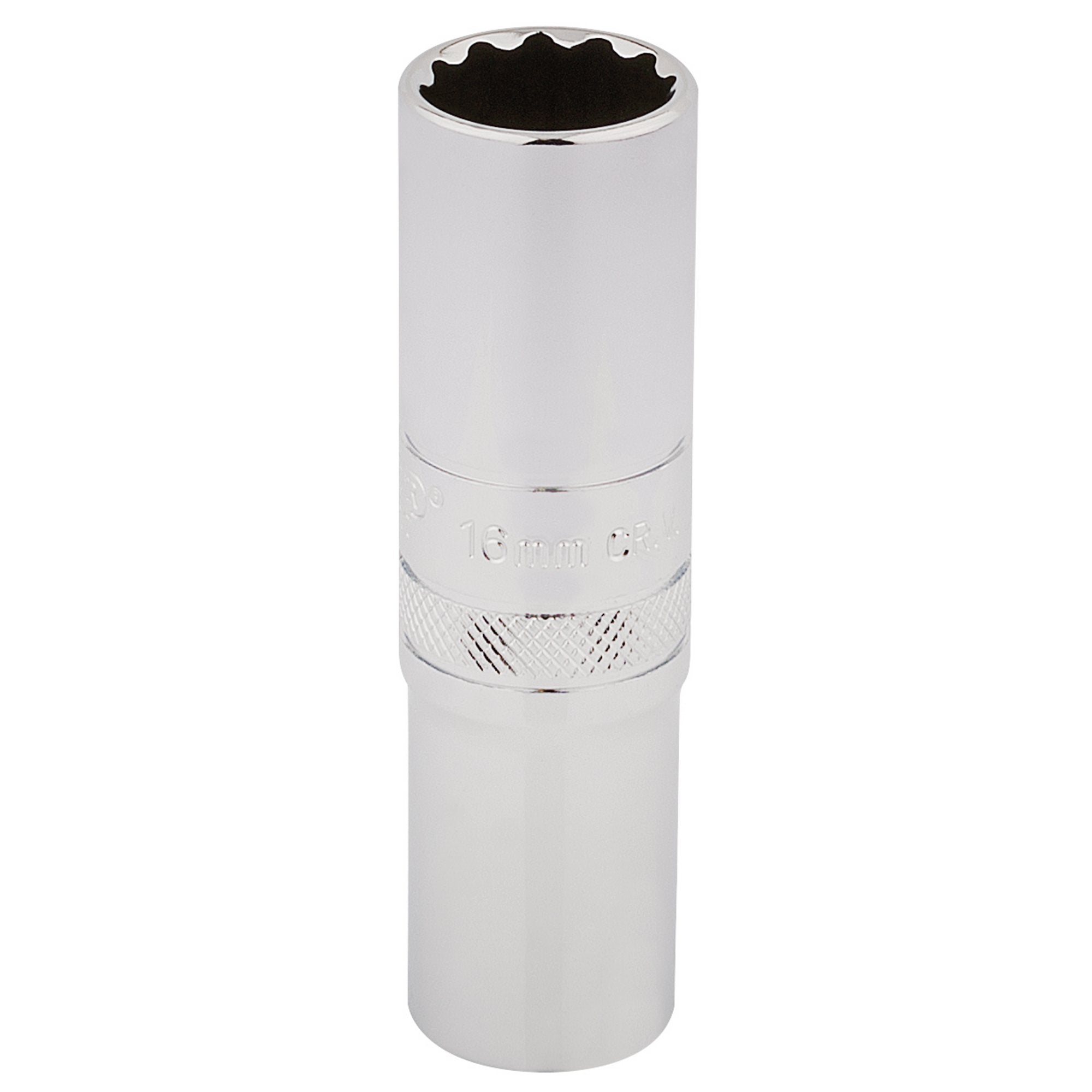 Draper-HI-TORQ®-12-Point-Deep-Socket,-1/2"-Sq.-Dr.,-16mm
