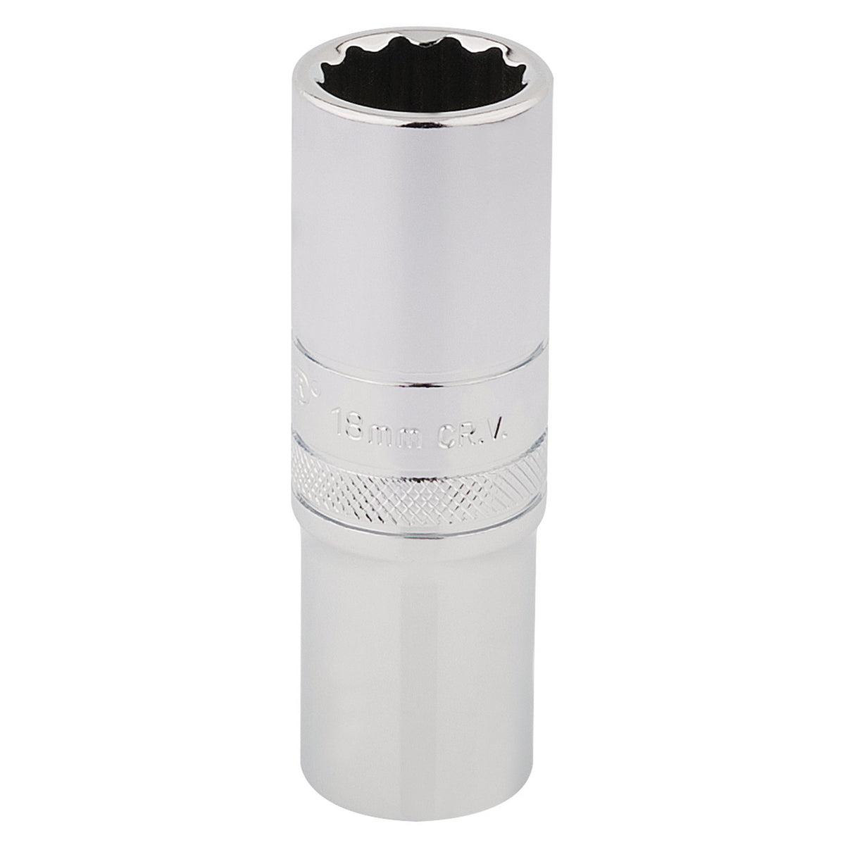 Draper-HI-TORQ®-12-Point-Deep-Socket,-1/2"-Sq.-Dr.,-18mm