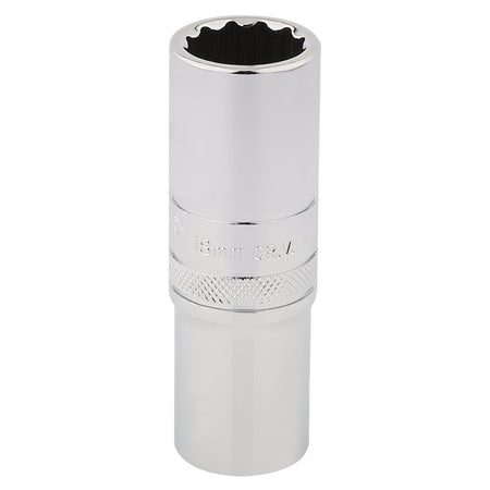 Draper-HI-TORQ®-12-Point-Deep-Socket,-1/2"-Sq.-Dr.,-18mm