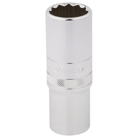 Draper-HI-TORQ®-12-Point-Deep-Socket,-1/2"-Sq.-Dr.,-20mm