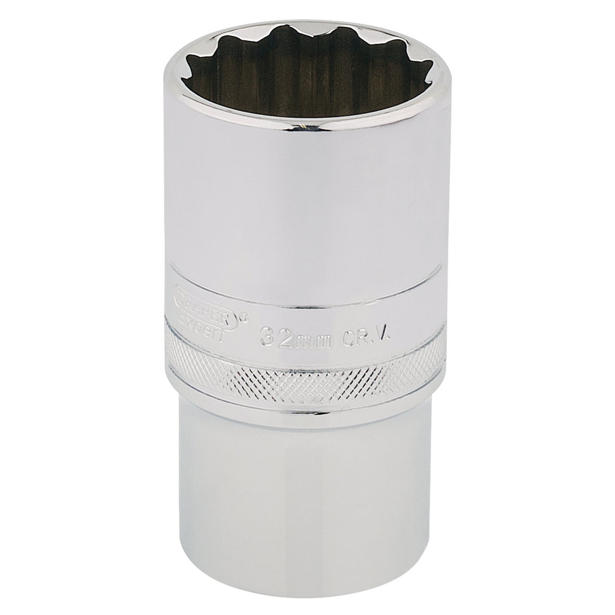Draper-HI-TORQ®-12-Point-Deep-Socket,-1/2"-Sq.-Dr.,-32mm