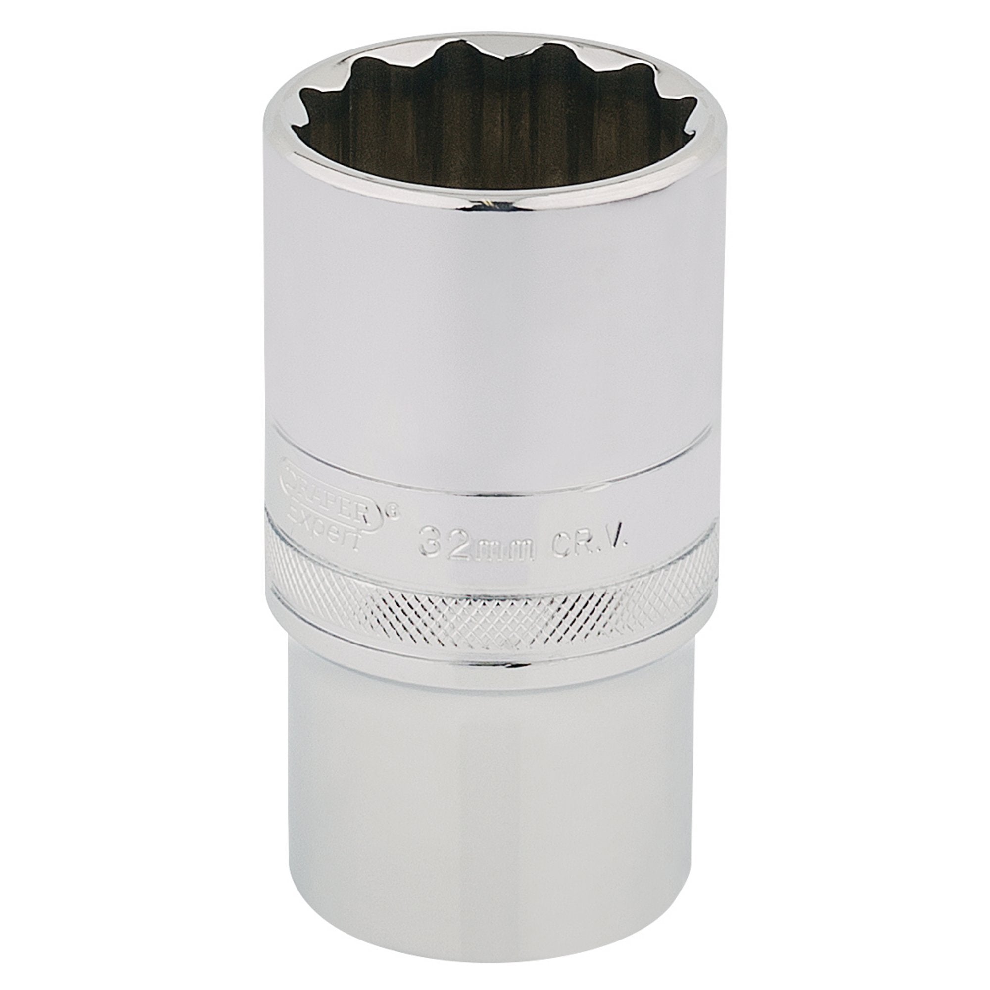 Draper-HI-TORQ®-12-Point-Deep-Socket,-1/2"-Sq.-Dr.,-32mm