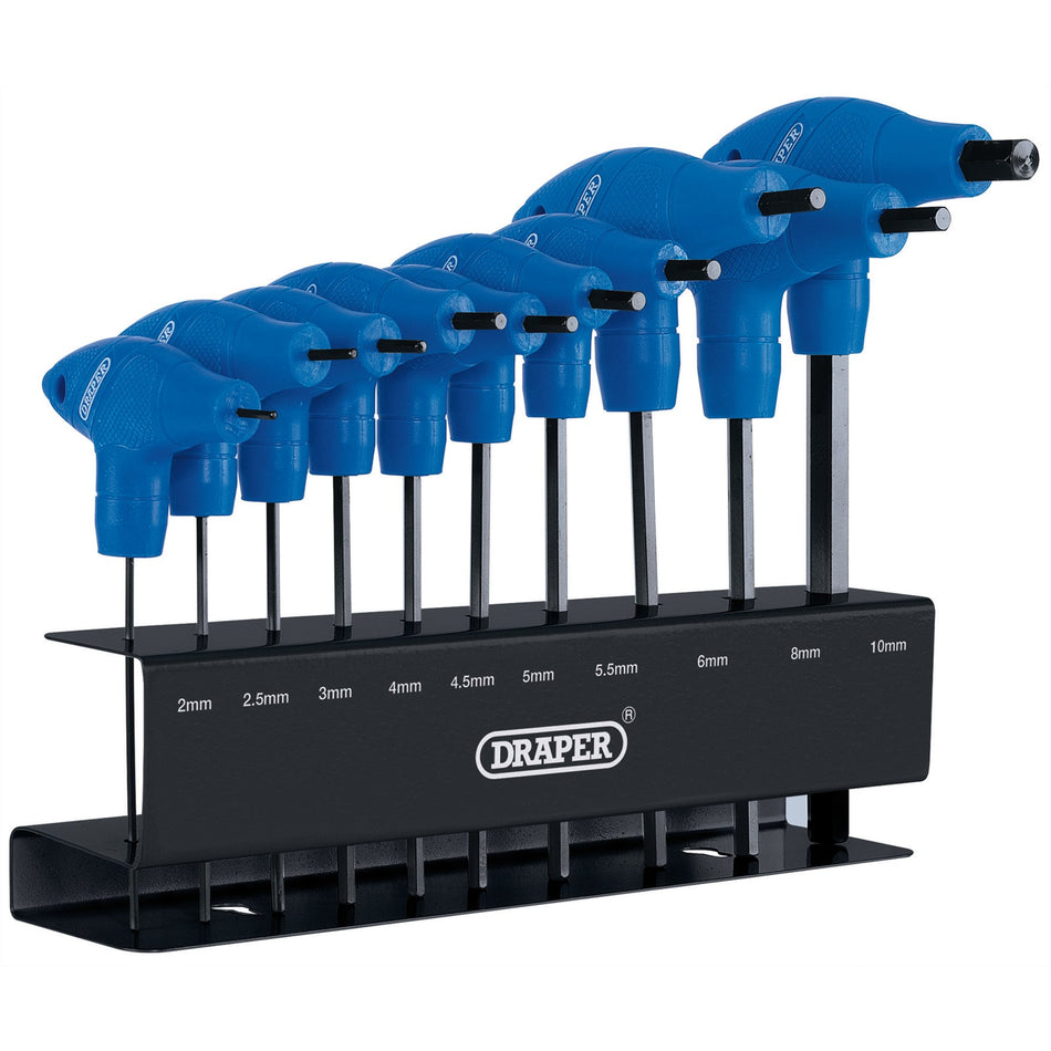 Metric-T-Handle-Hex-Key-Set-(10-Piece)