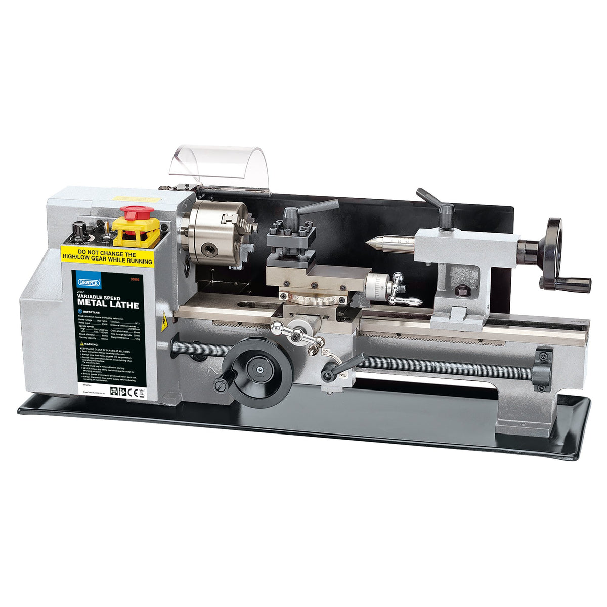 Variable-Speed-Metal-Work-Lathe,-250W