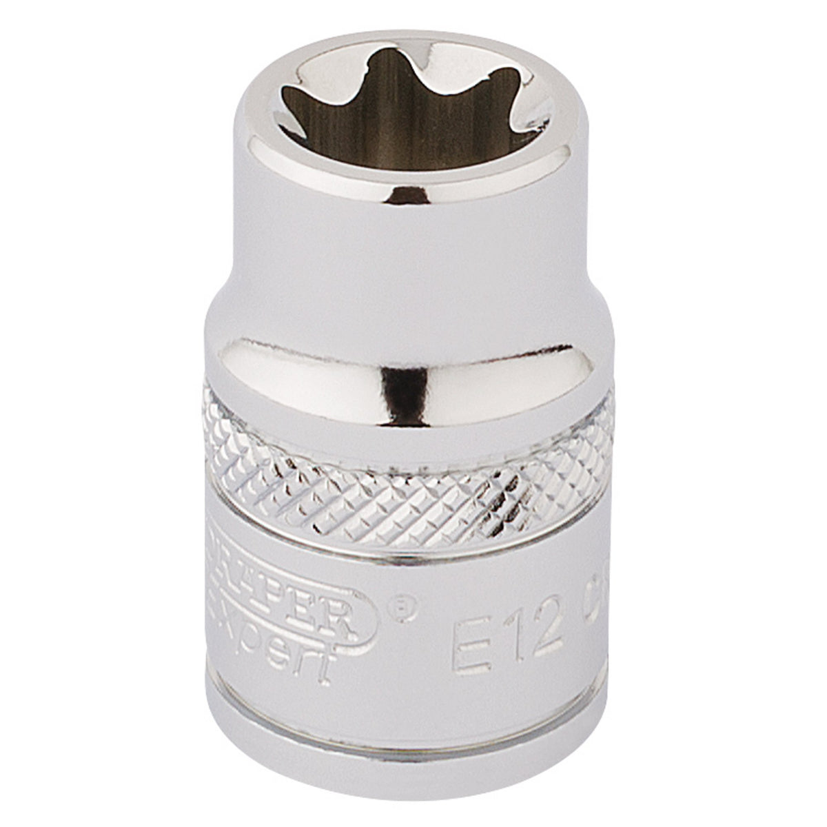 Draper-TX-STAR®-Socket,-3/8"-Sq.-Dr.,-E12