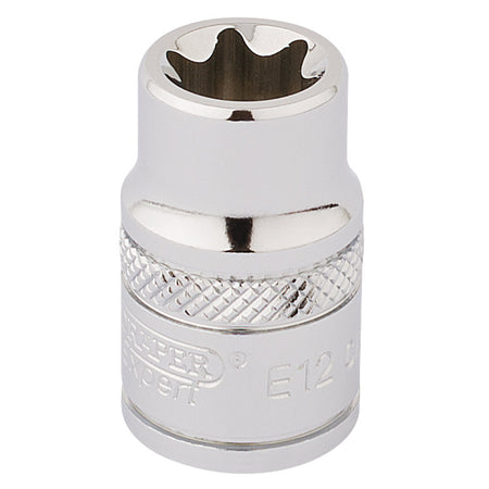 Draper-TX-STAR®-Socket,-3/8"-Sq.-Dr.,-E12
