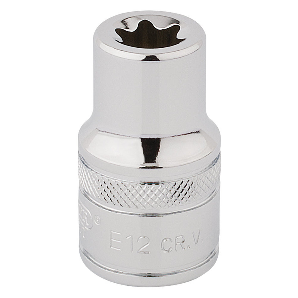 Draper-TX-STAR®-Socket,-1/2"-Sq.-Dr.,-E12