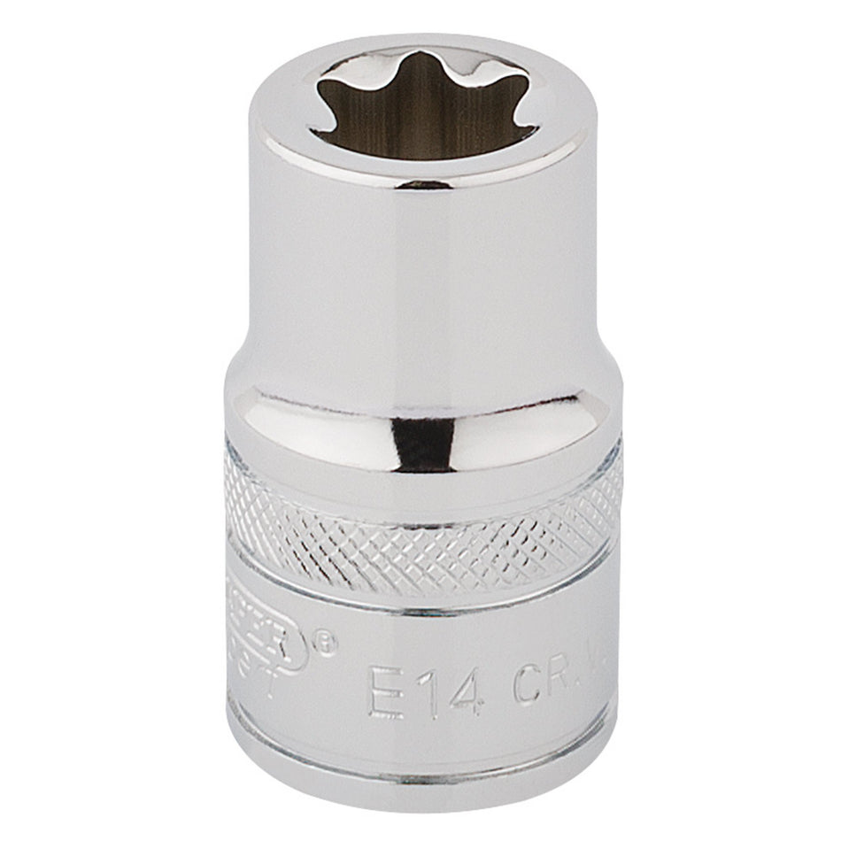 Draper-TX-STAR®-Socket,-1/2"-Sq.-Dr.,-E14