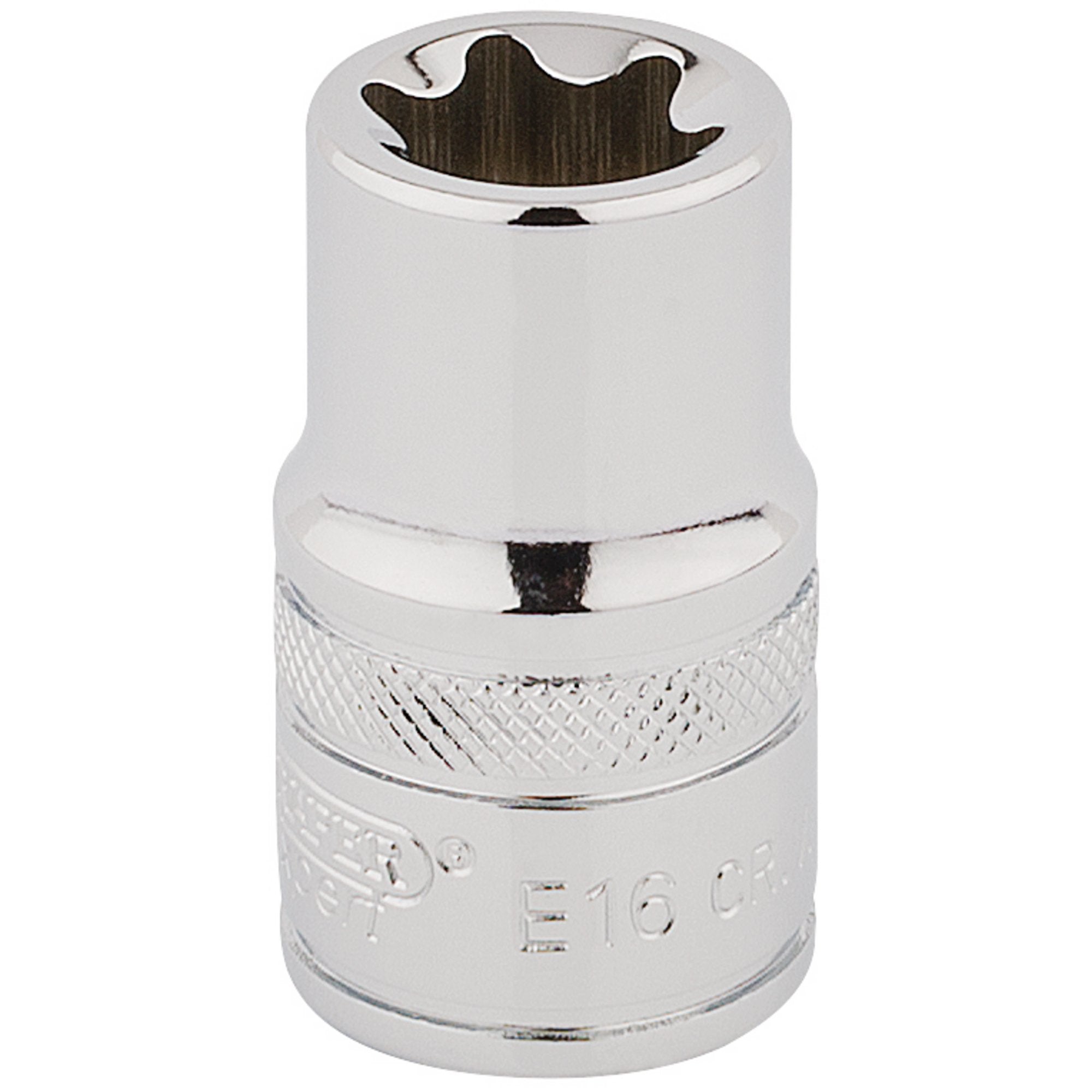 Draper-TX-STAR®-Socket,-1/2"-Sq.-Dr.,-E16