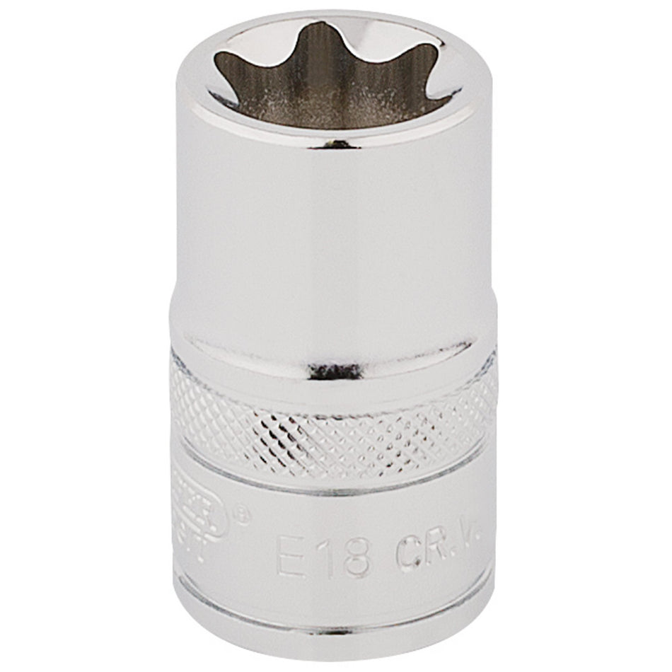 Draper-TX-STAR®-Socket,-1/2"-Sq.-Dr.,-E18