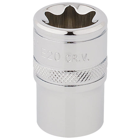 Draper-TX-STAR®-Socket,-1/2"-Sq.-Dr.,-E20