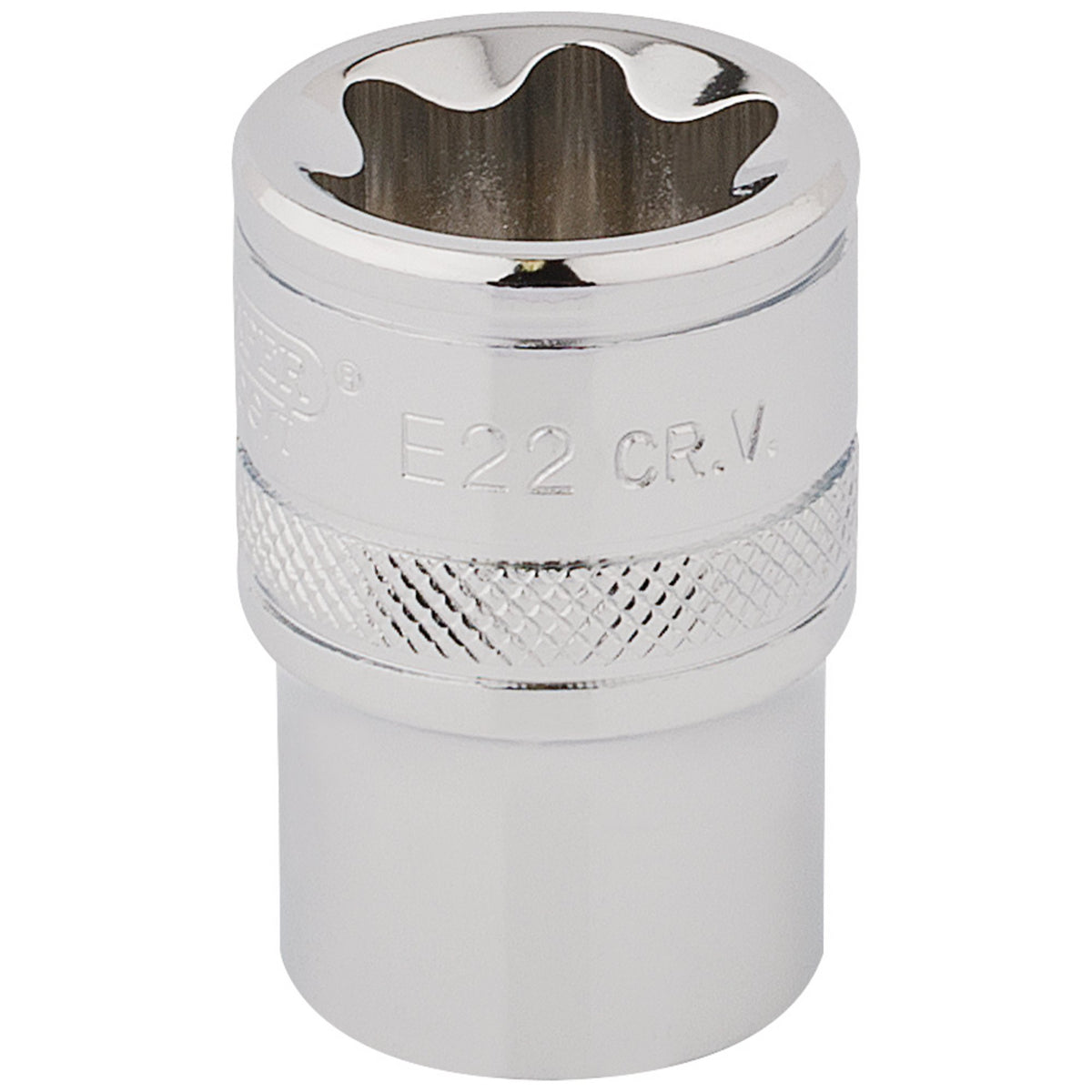 Draper-TX-STAR®-Socket,-1/2"-Sq.-Dr.,-E22