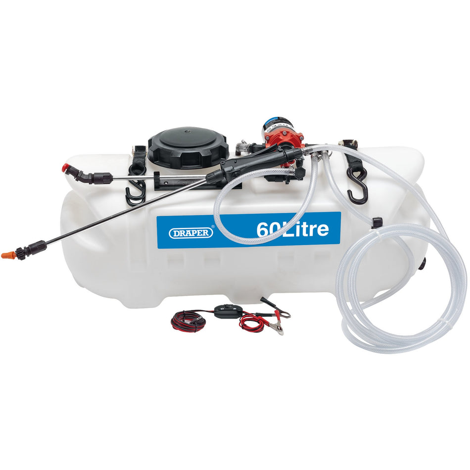 12V-DC-ATV-Spot/-Broadcast-Sprayer,-60L
