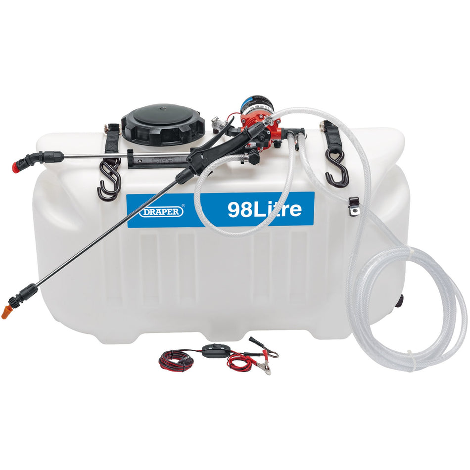 12V-DC-ATV-Spot/-Broadcast-Sprayer,-98L