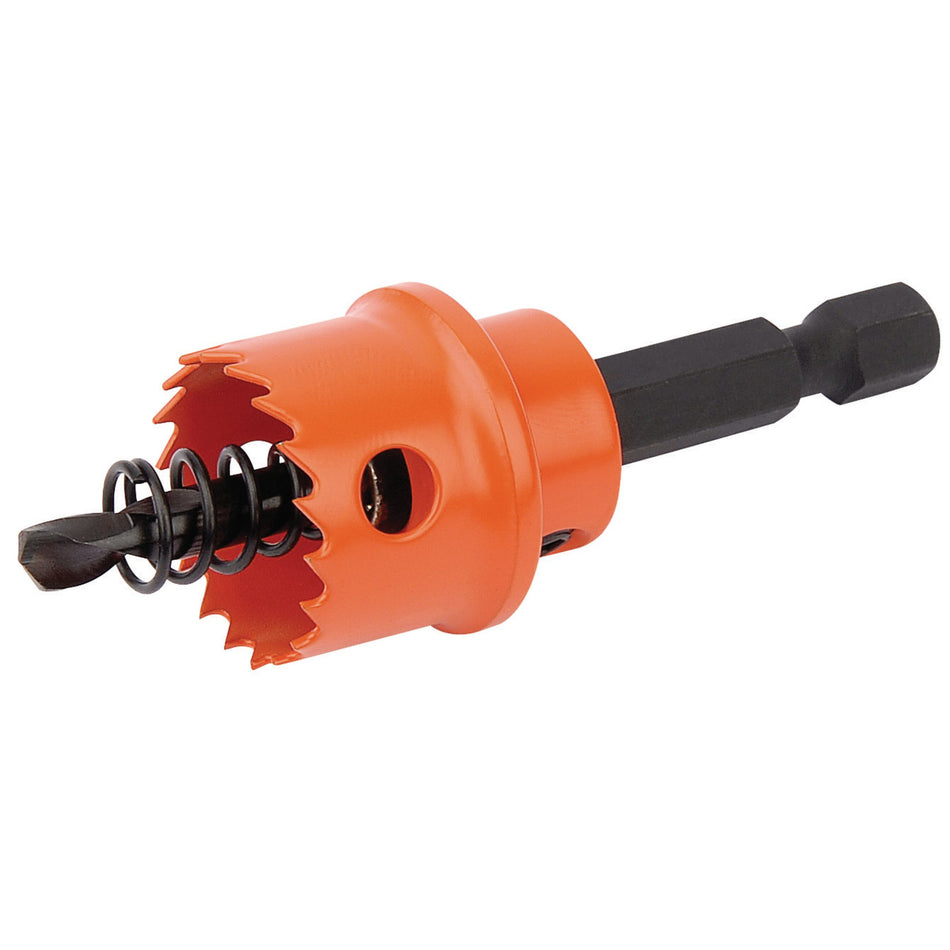 Bi-Metal-Hole-Saw-with-Integrated-Arbor,-19mm