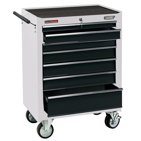 Roller-Tool-Cabinet,-7-Drawer,-26",-White
