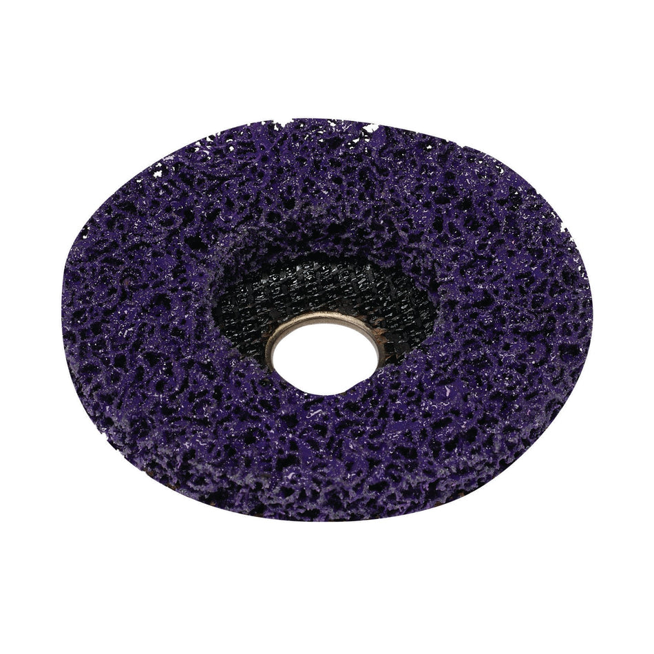 Polycarbide-Strip-Disc,-115mm,-22.23mm,-180-Grit,-Purple