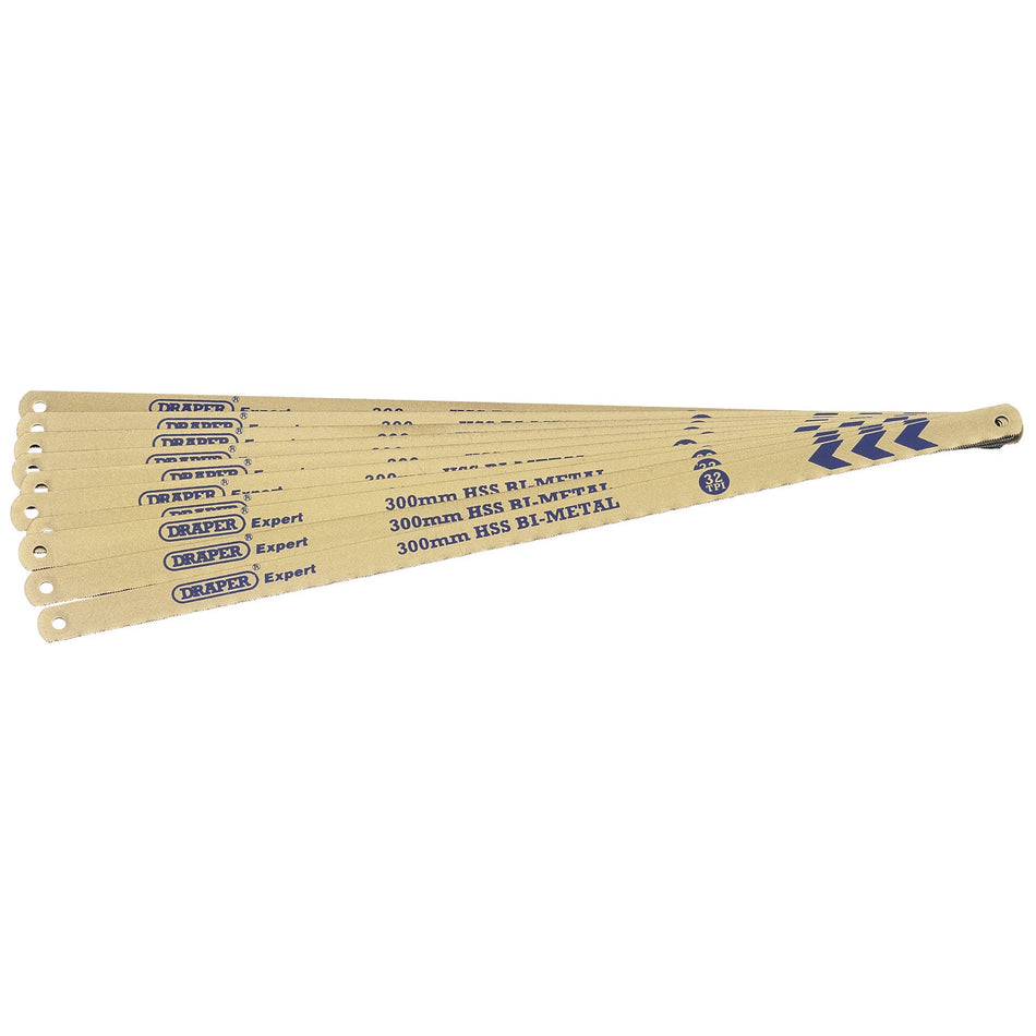 Bi-metal-Hacksaw-Blades,-300mm,-32tpi-(Pack-of-10)