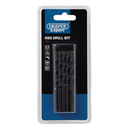 HSS-Drill-Bit,-5.5-x-185mm-(Pack-of-10)